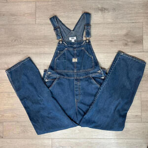 Women's Old Navy Vintage Blue Denim Overalls Large